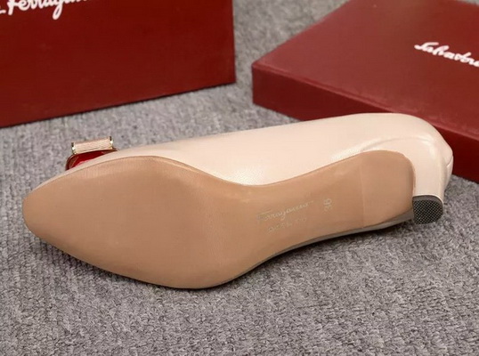 Ferragamo Shallow mouth kitten heel Shoes Women--023
